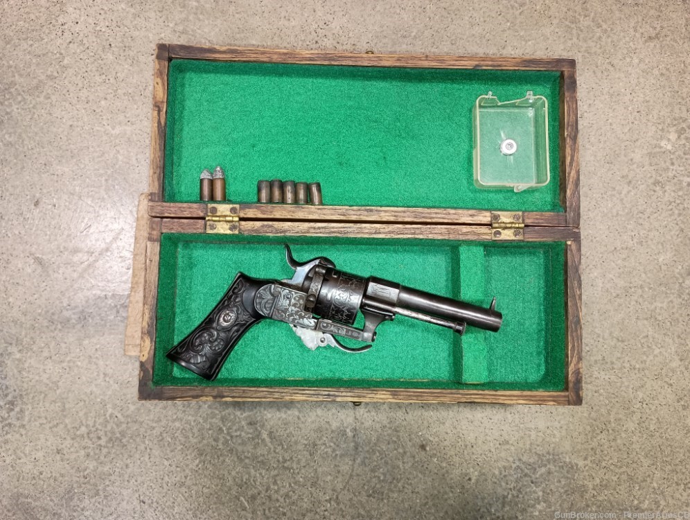 French 7mm Pinfire Revolver-img-0