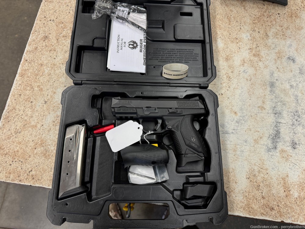 RUGER AMERICAN PRO COMPACT 45ACP 45 AUTO  W/ BOX & 2-MAGAZINES -img-9