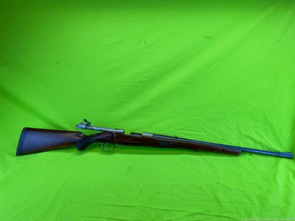 Custom German Mauser Large Ring 98 Sporting Rifle 9x57 22 In Stalking Pre-img-0