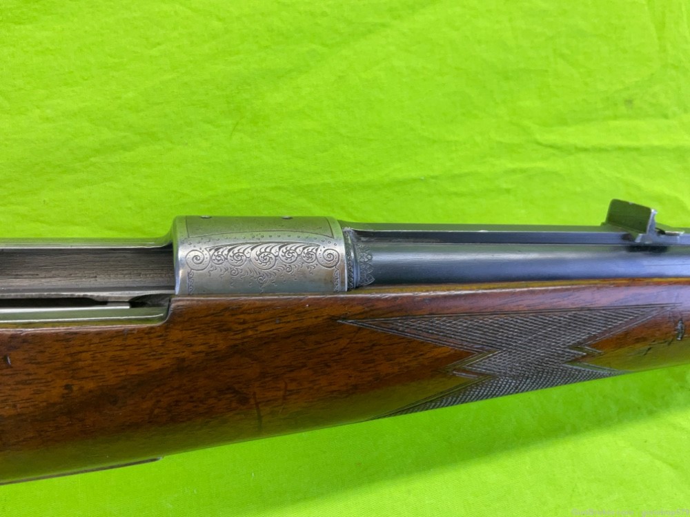 Custom German Mauser Large Ring 98 Sporting Rifle 9x57 22 In Stalking Pre-img-10