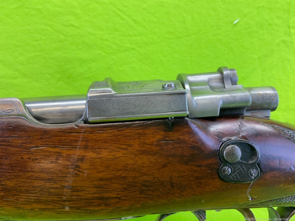 Custom German Mauser Large Ring 98 Sporting Rifle 9x57 22 In Stalking Pre-img-31