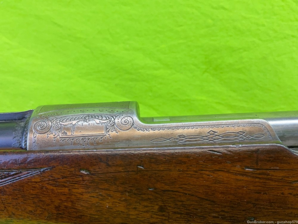 Custom German Mauser Large Ring 98 Sporting Rifle 9x57 22 In Stalking Pre-img-30