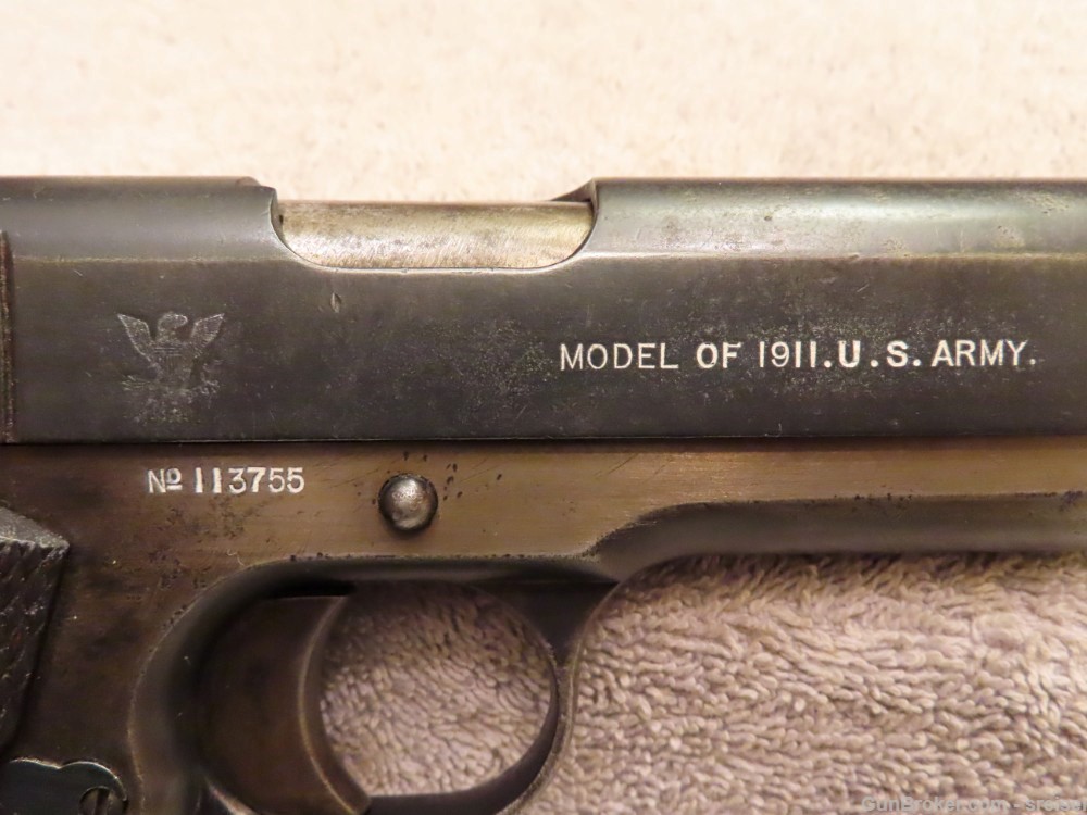 WWI SPRINGFIELD ARMORY MODEL 1911 PISTOL-MADE 1915-SCARCE MAKER-img-2