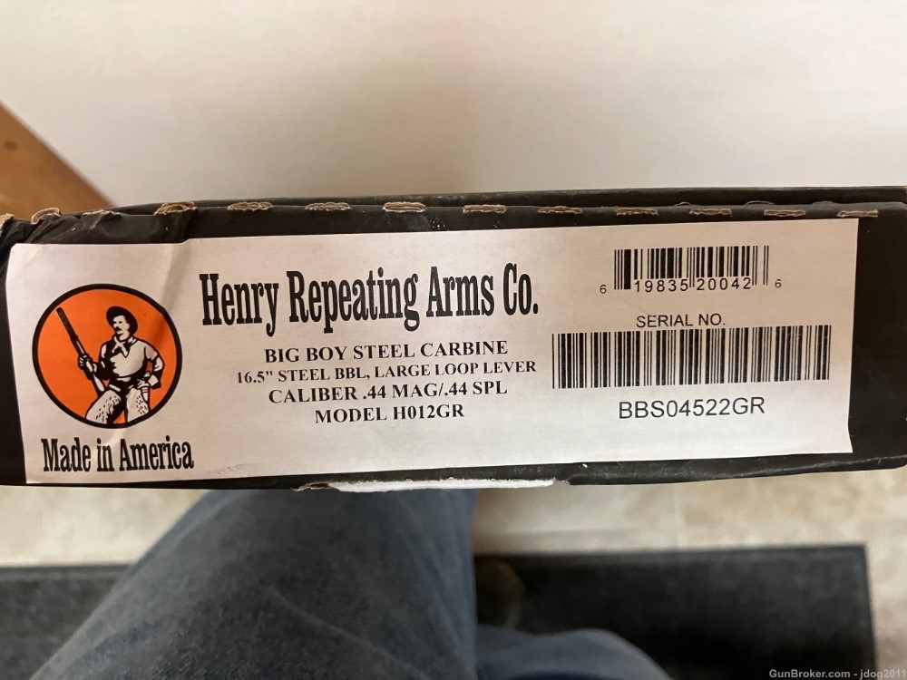 Henry Big Boy Side Gate Large Loop .44 Magnum Carbine Rifle-img-5