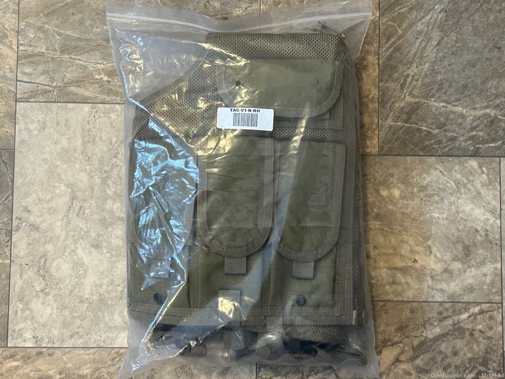 Eagle Industries Rifleman’s Vest Khaki Early ‘90’s Tactical NOS!-img-4