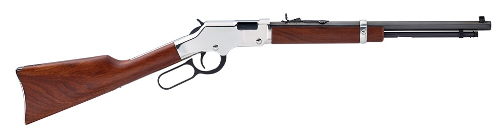 Henry Repeating Arms Golden Boy Silver Lever Action Rifle 22 LR - 16.25" --img-0