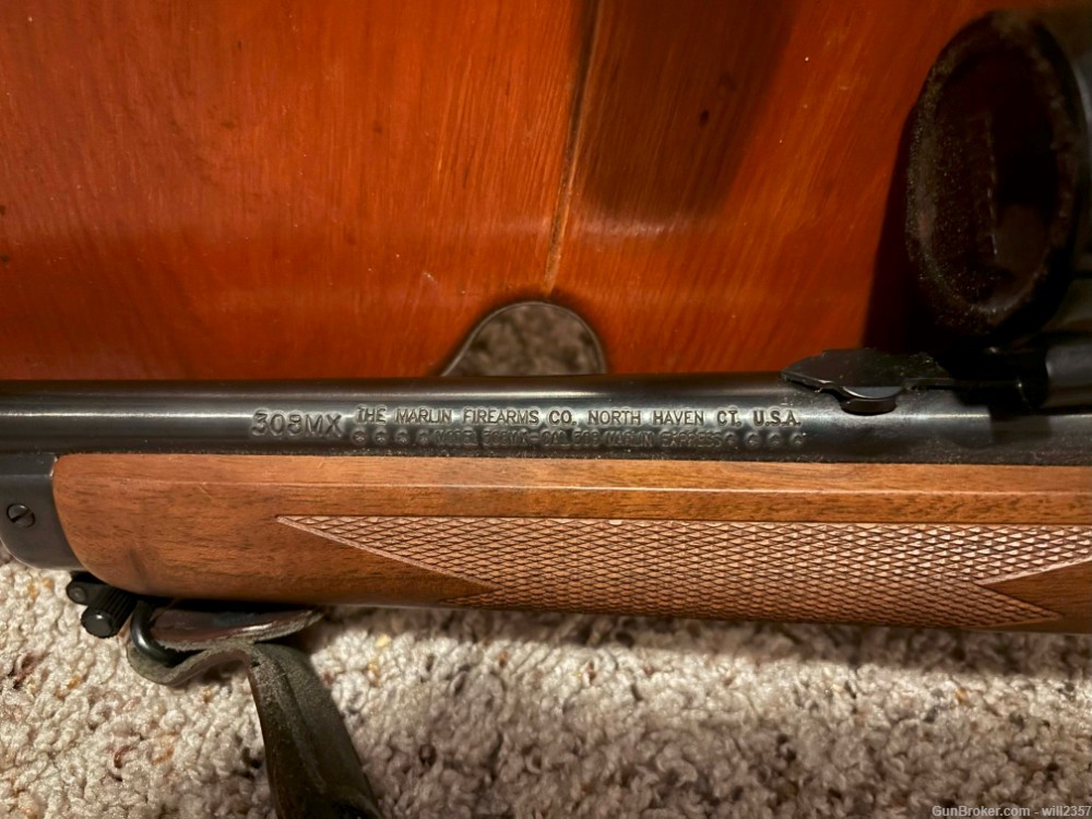 Marlin 308MX Lever Action Rifle, 308 Express, 22in w/ Nikon 3-9x40 Scope-img-5