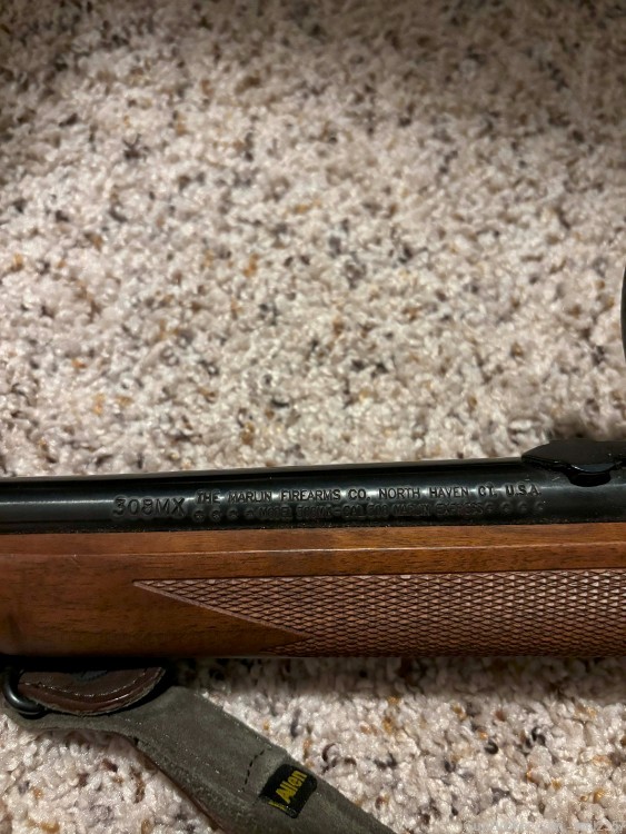 Marlin 308MX Lever Action Rifle, 308 Express, 22in w/ Nikon 3-9x40 Scope-img-24
