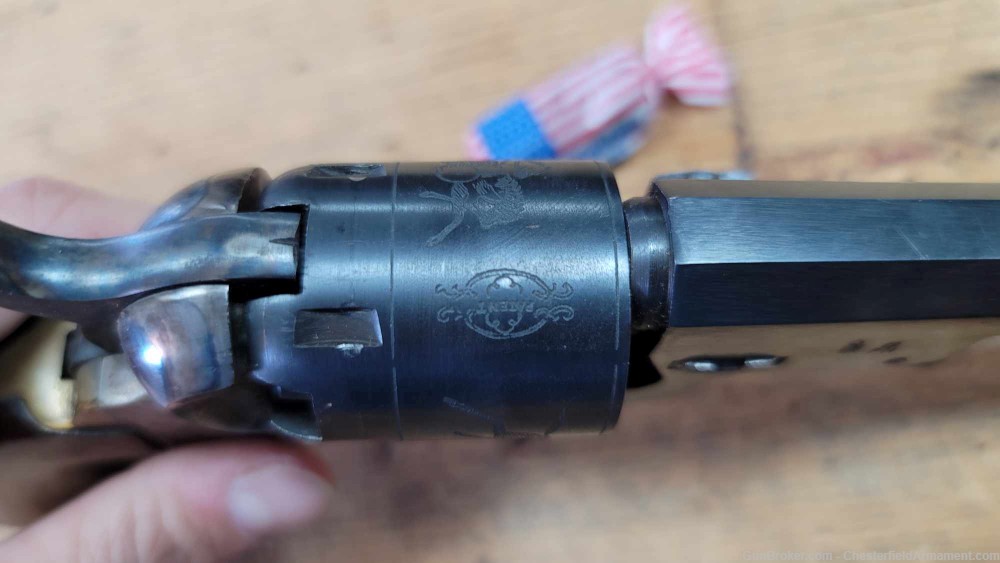 Armi San Marco 31cal. Black Powder Revolver Octagon Barrel Made in Italy-img-14