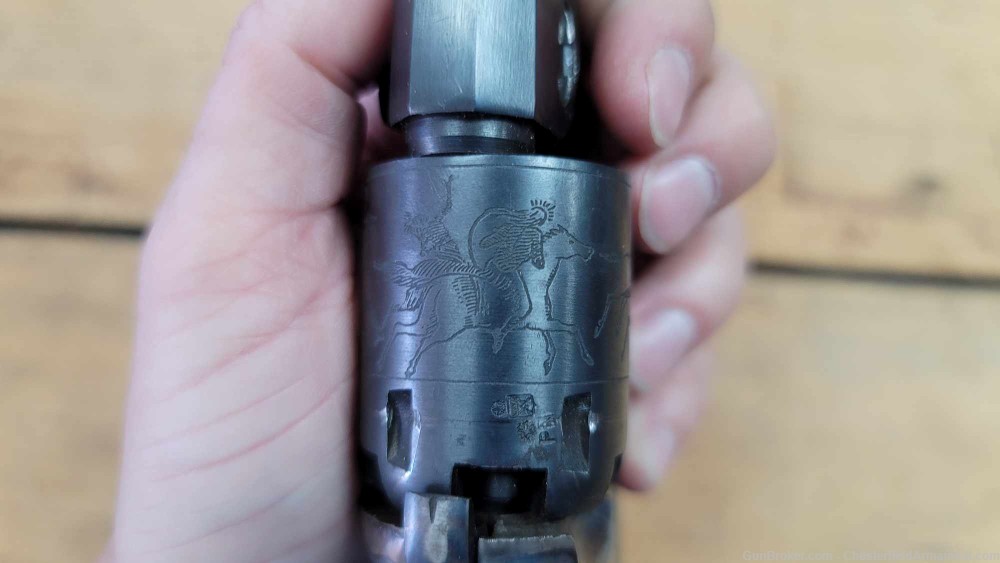 Armi San Marco 31cal. Black Powder Revolver Octagon Barrel Made in Italy-img-20