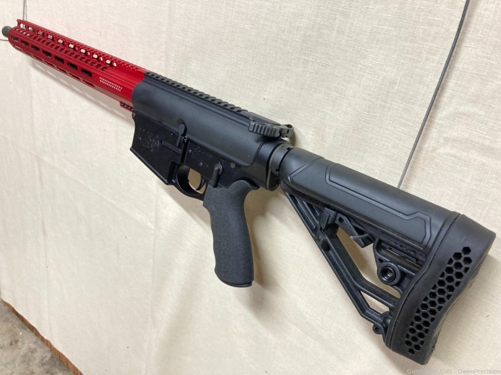 AR-10 Custom DPMS DR-10 308 16" Red MLOK 5.5# trigger-img-9