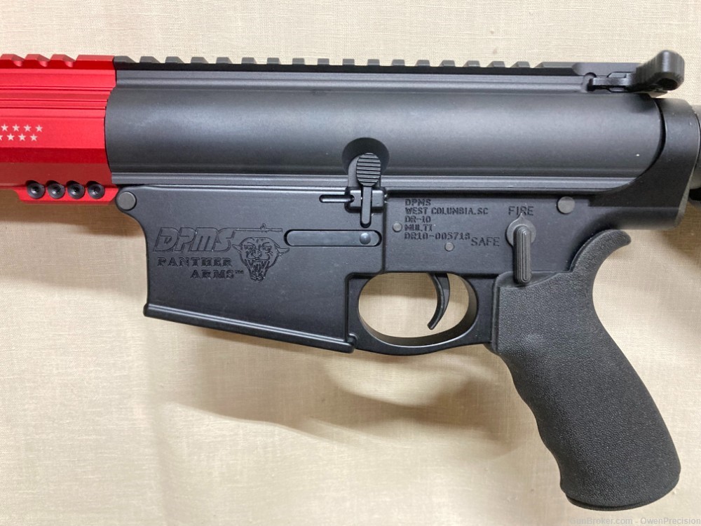 AR-10 Custom DPMS DR-10 308 16" Red MLOK 5.5# trigger-img-2