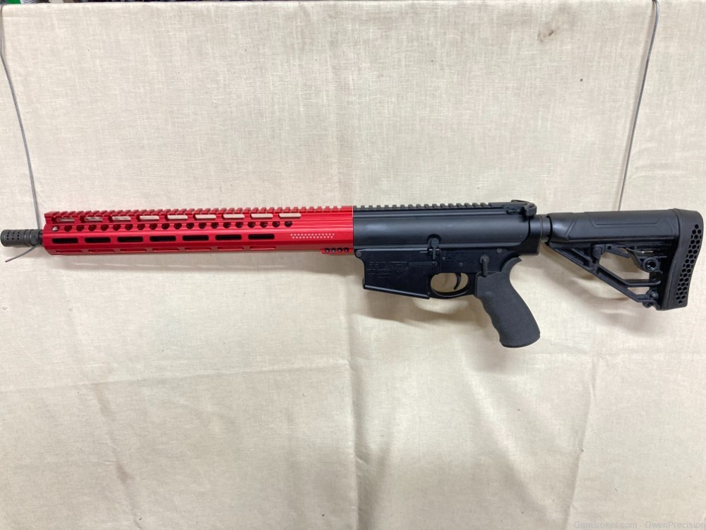 AR-10 Custom DPMS DR-10 308 16" Red MLOK 5.5# trigger-img-0
