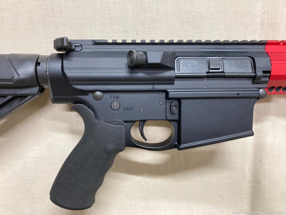 AR-10 Custom DPMS DR-10 308 16" Red MLOK 5.5# trigger-img-1