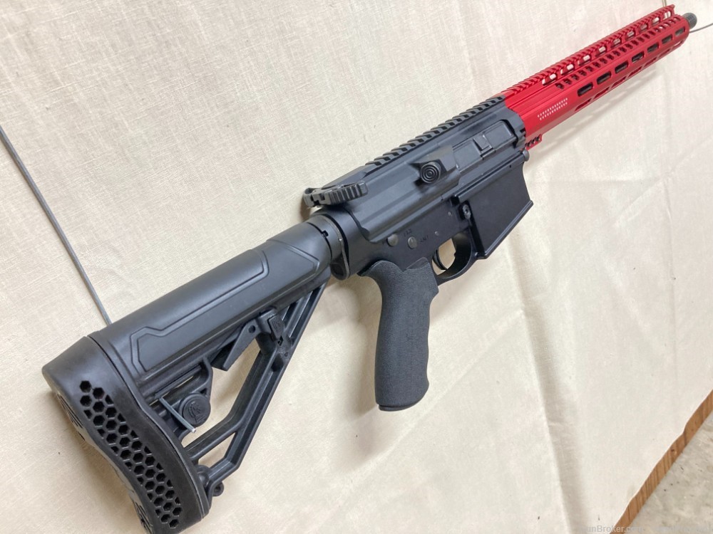 AR-10 Custom DPMS DR-10 308 16" Red MLOK 5.5# trigger-img-8