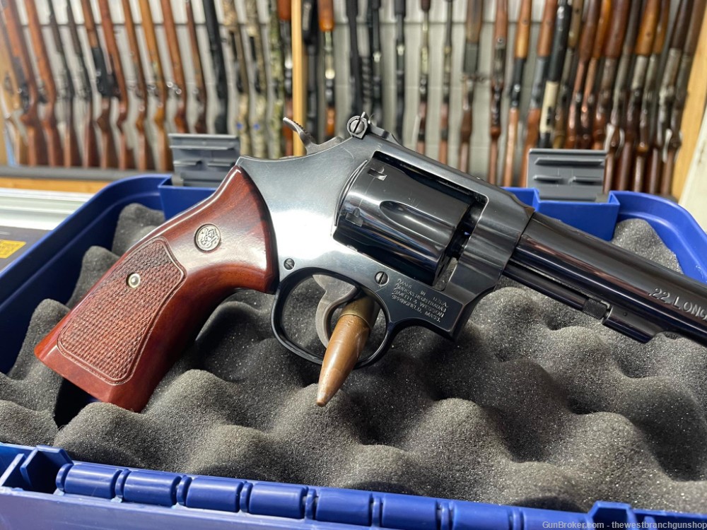 Very Nice Smith & Wesson S&W 17 17-9 22lr target revolver in box-img-9