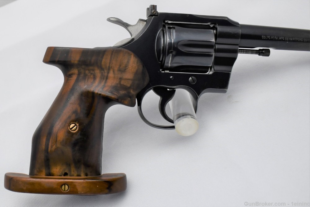 Colt Officers Model Match with Custom Target Grips 1956-img-4