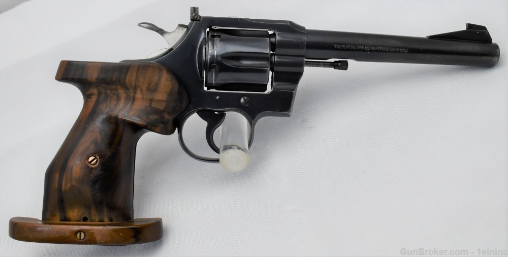 Colt Officers Model Match with Custom Target Grips 1956-img-3