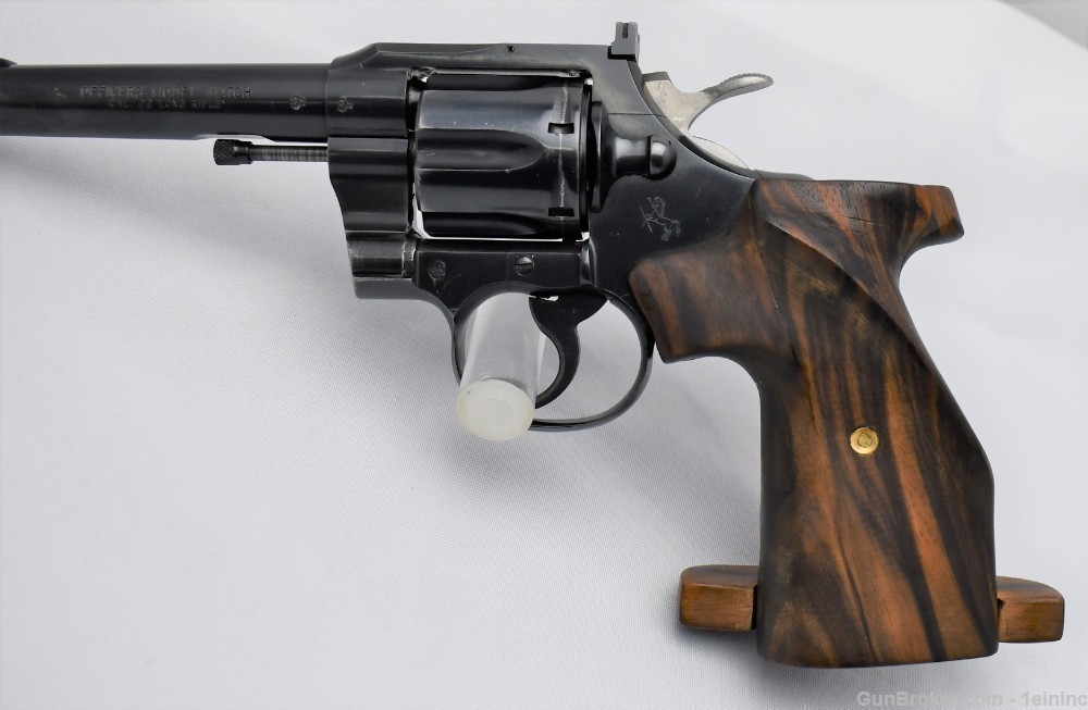Colt Officers Model Match with Custom Target Grips 1956-img-1