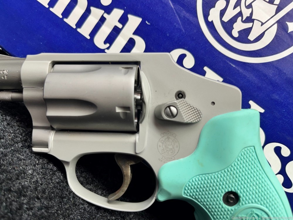 USED Smith & Wesson 642-2 Robins Egg Blue in 38Spl with 1.875" Brl Holds 5!-img-7