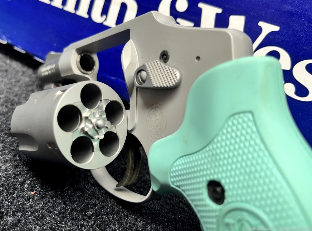 USED Smith & Wesson 642-2 Robins Egg Blue in 38Spl with 1.875" Brl Holds 5!-img-9