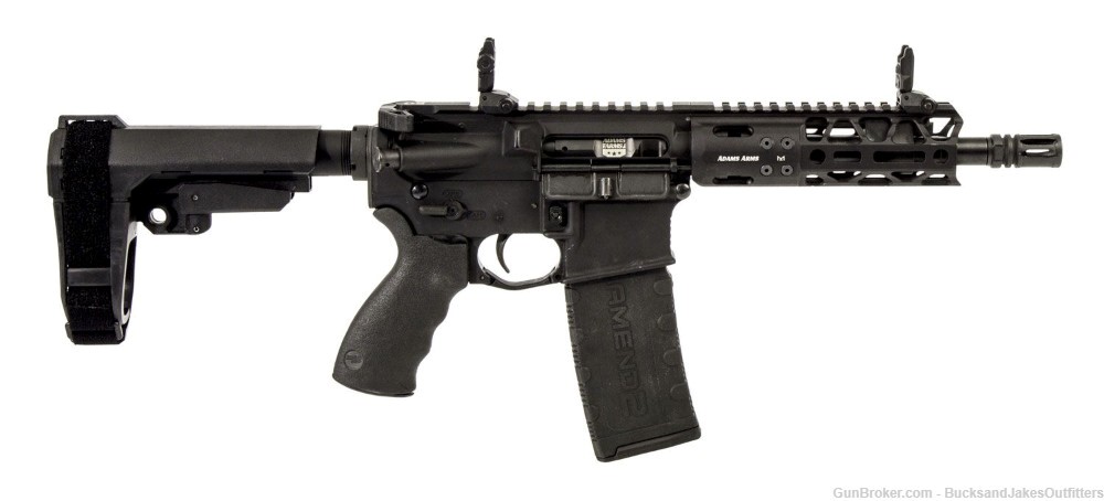 Adams Arms P2 AARS Pistol .300 Black 8" 30+1 Black SBA3 Pistol Brace Stock -img-0