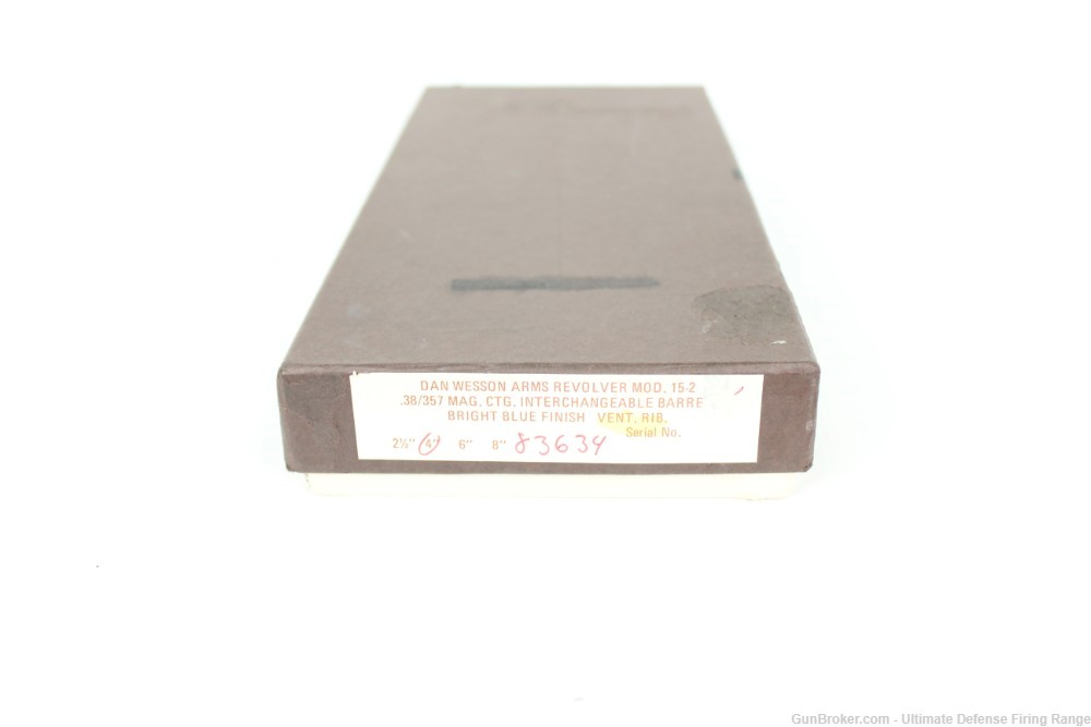 Dan Wesson Convertible 15-2 38/357 Box, Wrench, Gap Gauge, & Paperwork-img-3