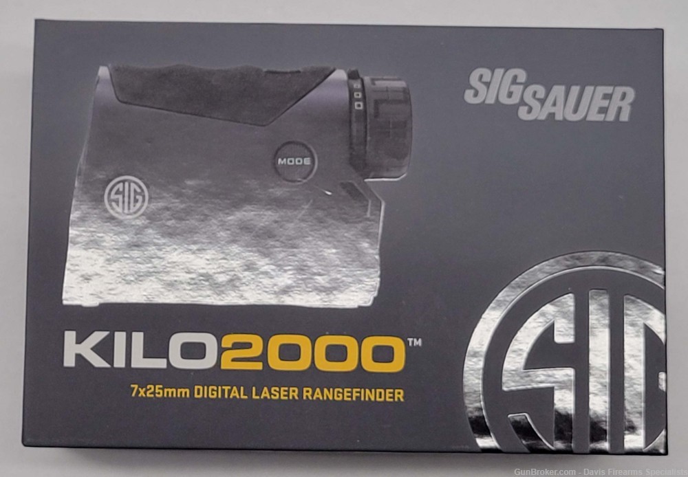 Sig Sauer Kilo 2000 7x25 Digital Laser Range Finder SOK16701 -img-0