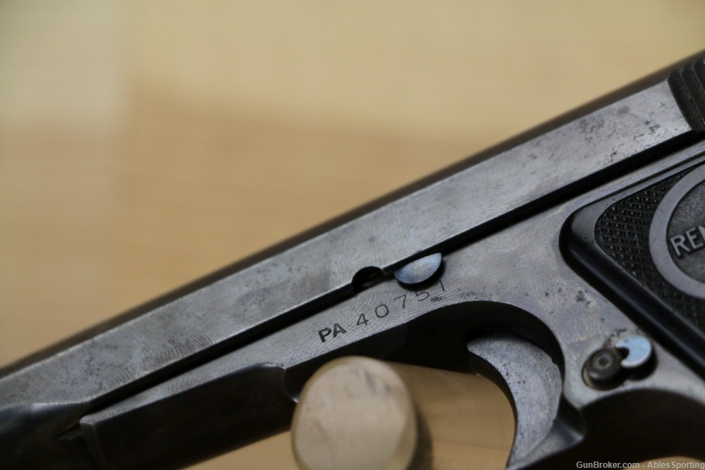 Used 1932 Remington Model 51, 380 ACP, Very Fine Condition-img-8