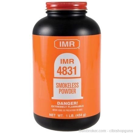 IMR Powder 4831 Rifle Powder 1 lbs see our other Reloading stuff-img-0