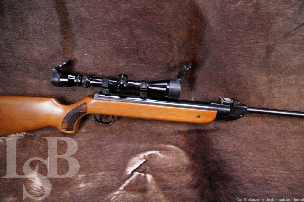 Hy-Score Model 809 5.5 mm .22 Cal Pneumatic  Break Barrel 19” Pellet Rifle-img-0