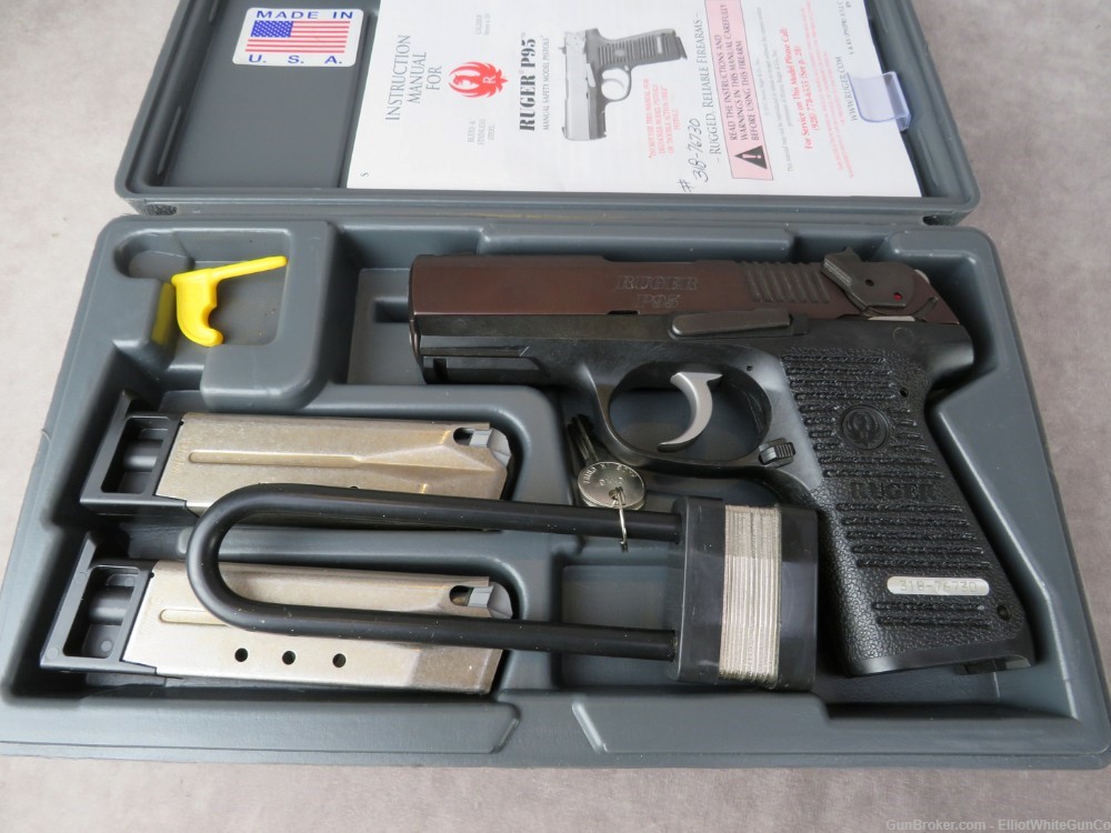 Ruger P95 in 9mm! Good Condition! Penny Bid! NR!-img-1