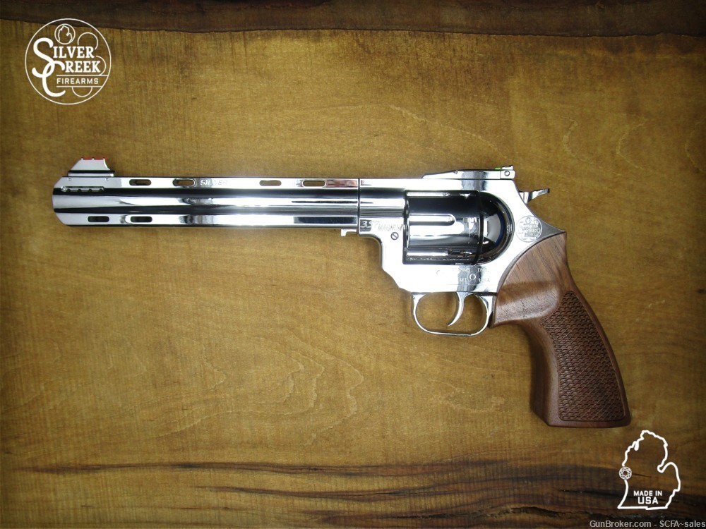 Silver Creek Firearms .357 Magnum 8” Inch Polished 17-4PH S.S. Revolver-img-1