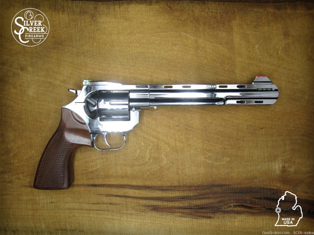 Silver Creek Firearms .357 Magnum 8” Inch Polished 17-4PH S.S. Revolver-img-0