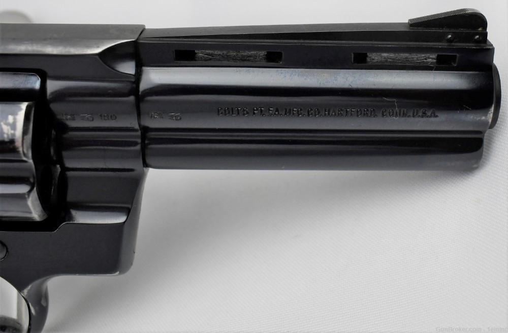 Colt Python 4” Blue 1st Gen. 1979-img-5