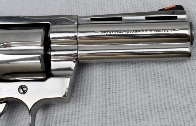 Colt Python 4" 1st Gen. 1994 Polish Stainless with Case-img-4