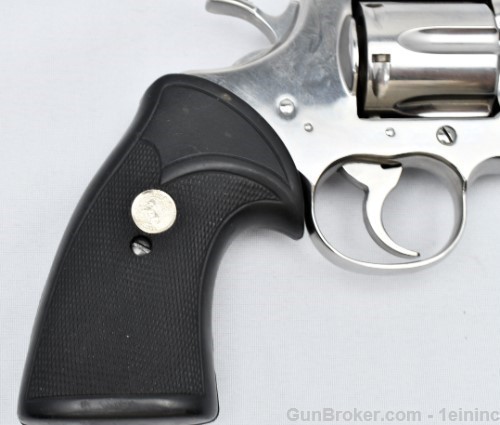 Colt Python 4" 1st Gen. 1994 Polish Stainless with Case-img-2