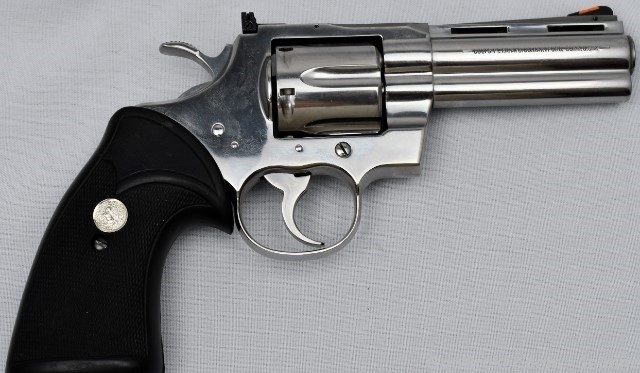 Colt Python 4" 1st Gen. 1994 Polish Stainless with Case-img-6
