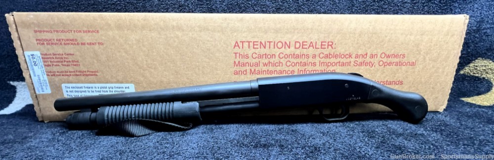 USED Mossberg 590 Shockwave 12 Ga Pump with 14" Brl and Holds 5 Rnds!!-img-6