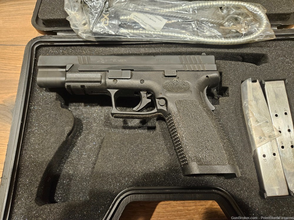 Springfield XD45 Tactical 5" Pistol XD-45 45ACP w/ 2 Mags, Case - 45 ACP-img-2