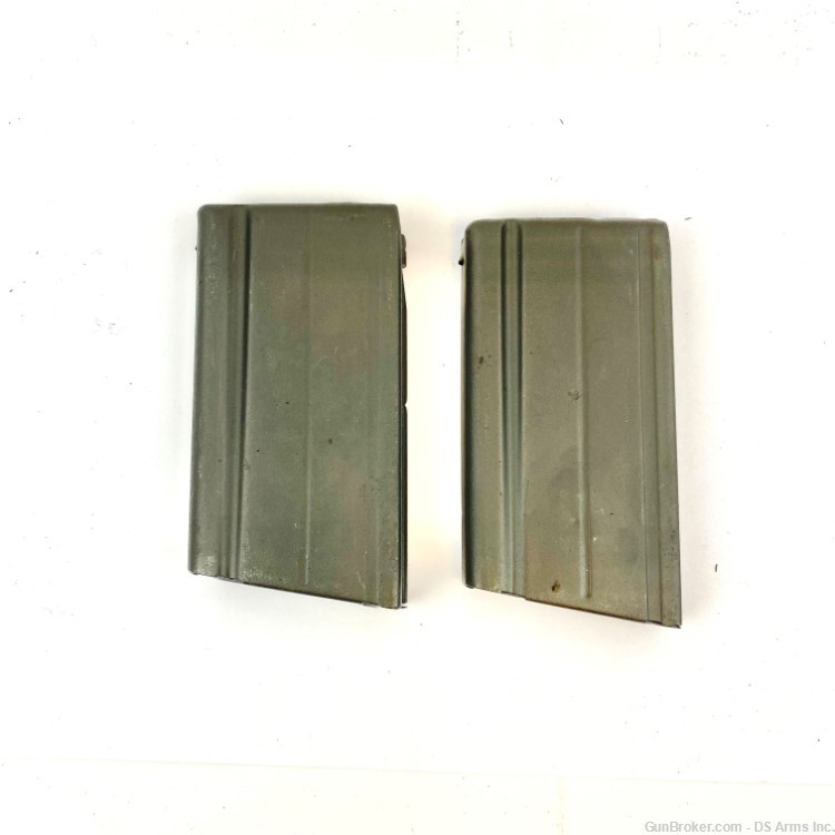 Pair of Used Metric Pattern FN-FAL SA58 FAL Steel 20 Round Magazines -img-0