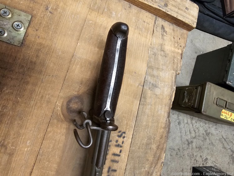 Wilde Tool WT ORIGINAL US WW2 M1 UNCUT 16" Bayonet Original Scabbard 1942-img-7