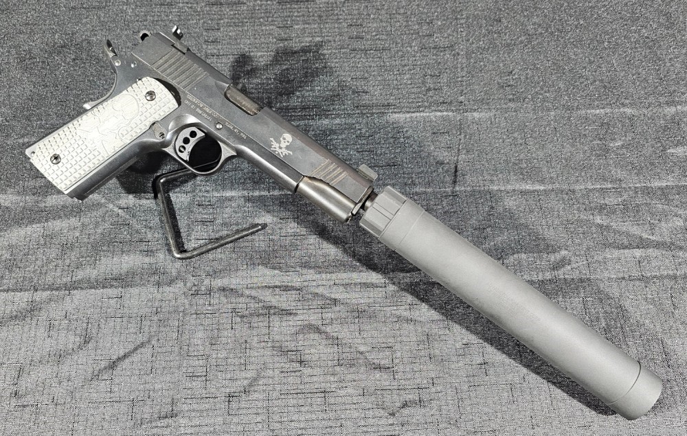 Remington Arms 1911 R1- E Semi-Automatic 45ACP Pistol with AAC Tyrant 45-img-5