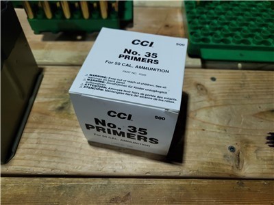CCI No. 35 Primers for .50 BMG Reloading 500 count