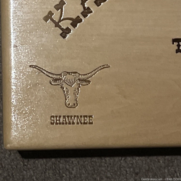 Colt Kansas Series Trails Shawnee Pistol Revolver Wood Box Case Display-img-1