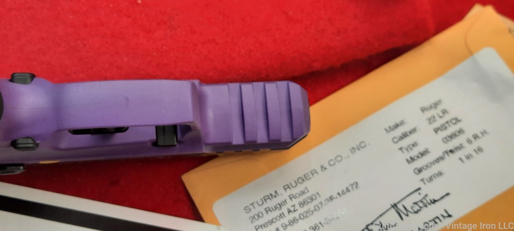 Ruger SR22 .22LR 3.5" Purple/Black *Talo Edition* 03606 NIB! NR-img-17