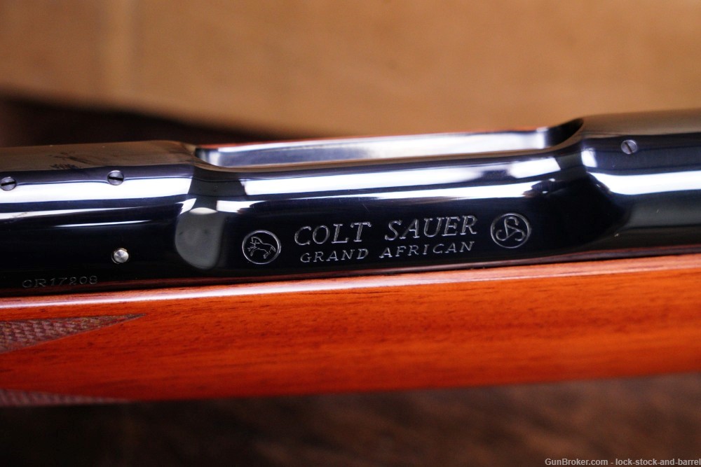 Colt Sauer Grand African .458 Winchester Magnum Bolt Action Rifle MFD 1978-img-19