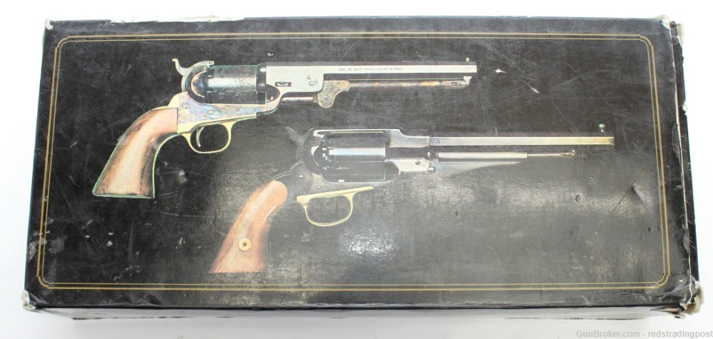 Pietta 1858 Remington 7 3/4" 44 Cal Cap & Barrel Percussion Revolver w/ Box-img-13