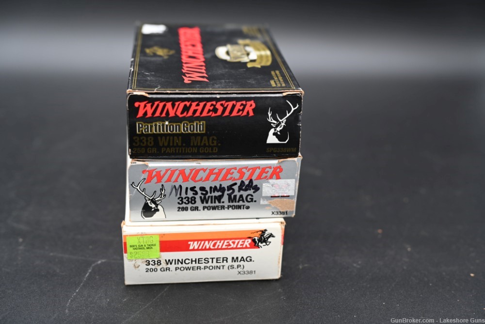 Winchester 338 Win Mag Ammunition assortment Partition-img-0