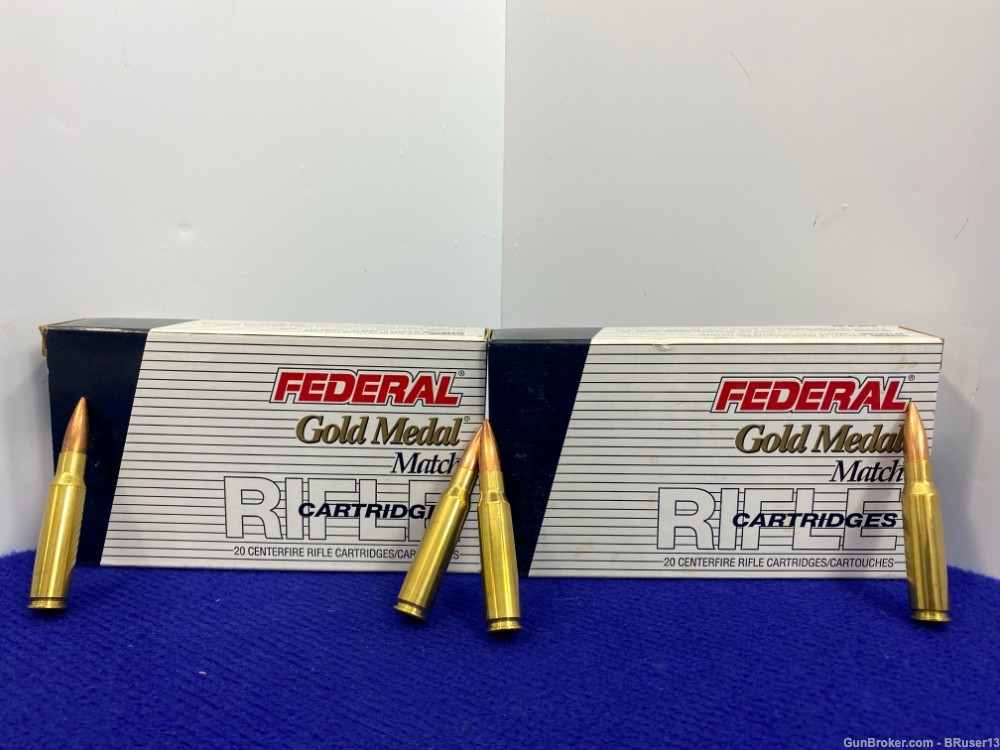 Federal Gold Medal Match  308 Win. Match 40 Rounds * POWERFUL PROFICIENCY *-img-0